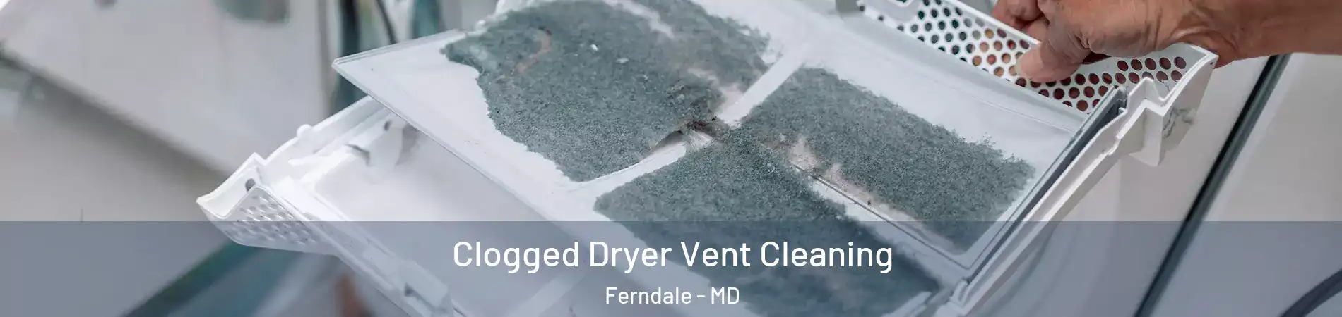 Clogged Dryer Vent Cleaning Ferndale - MD