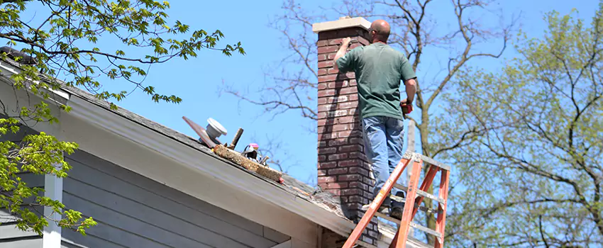 Vinyl and PVC Chimney Flashing Installation in Ferndale, MD