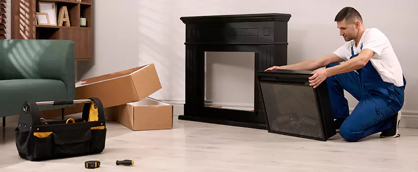 Old Rusted Metal Fireplace Repair And Replacement in Ferndale, MD