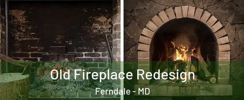 Old Fireplace Redesign Ferndale - MD